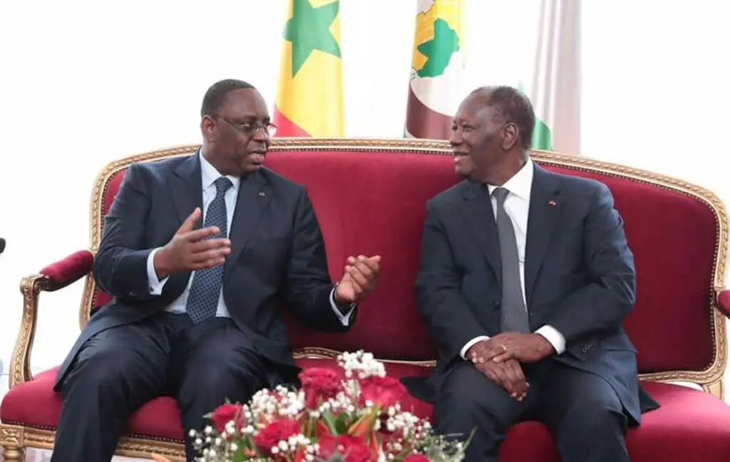 Macky Sall Alassane Ouattara à Abidjan